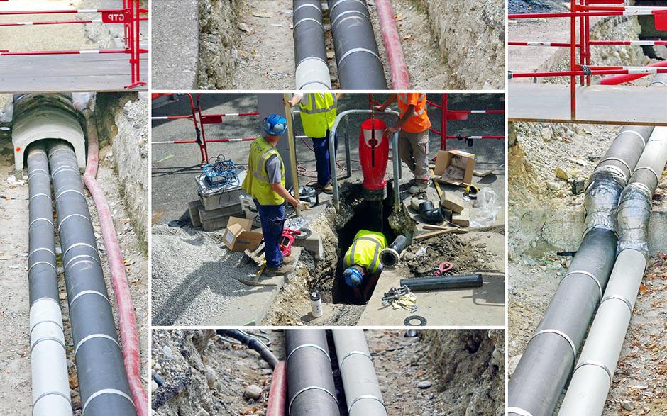 assainissement canalisation Courgent